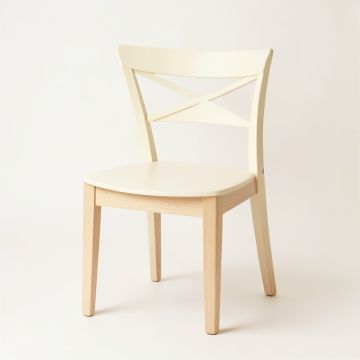 Ash Bluff Dining Chair - Cream (synthetic illustration; no displayed measurements)