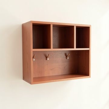 Olive Bluff Wall-Mounted Entryway Organizer Shelf - Terracotta (synthetic illustration; no displayed measurements)
