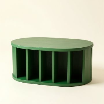 Rowan Branch Shoe Storage Bench - Green (synthetic illustration; no displayed measurements)