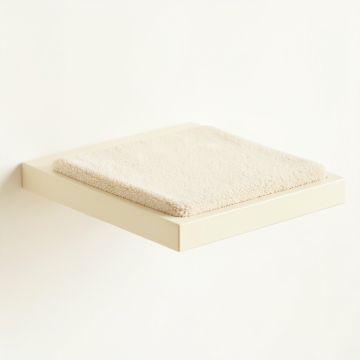 Hill Falls Wall-Mounted Cat Perch - Cream (synthetic illustration; no displayed measurements)