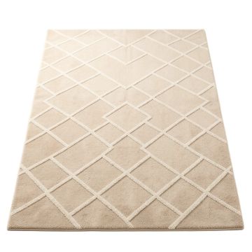 Flint Bluff Rectangular Area Rug - Beige