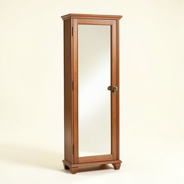 Whitcher Reflections Over The Door Jewelry Armoire With Mirror (synthetic illustration; no displayed measurements)