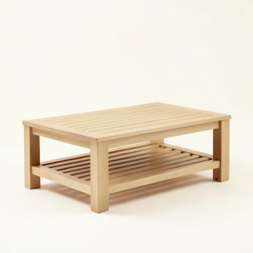 Linden Crest Coffee Table - Beige (synthetic illustration; no displayed measurements)