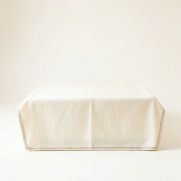 Brook Dell Flat Bed Sheet - Cream (synthetic illustration; no displayed measurements)