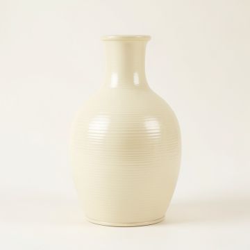 Aspen Canyon Empty Decorative Vase - Cream (synthetic illustration; no displayed measurements)