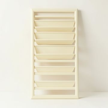 Ash Crest Empty Vertical Garden Frame - Ivory (synthetic illustration; no displayed measurements)