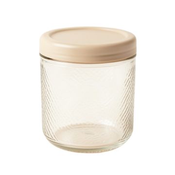 Glen Brook Storage Canister With Lid - Beige
