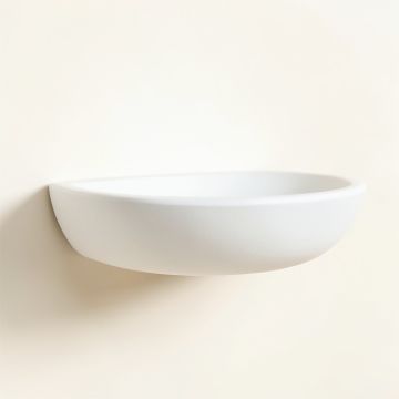 Field Canyon Wall-Mounted Cat Perch - White (synthetic illustration; no displayed measurements)