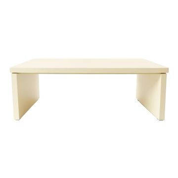 Flint Field Desktop Monitor Riser - Cream