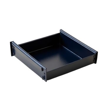 Brook Crest Empty Under-Desk Cable Tray - Navy