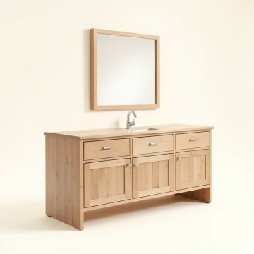 Beckett 72 '' Double Bathroom Vanity Set (synthetic illustration; no displayed measurements)