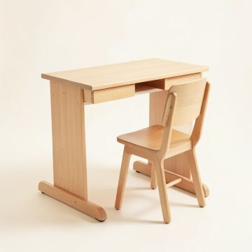 Bisa Kids Study 36 '' Writing Desk And Chair Set (synthetic illustration; no displayed measurements)