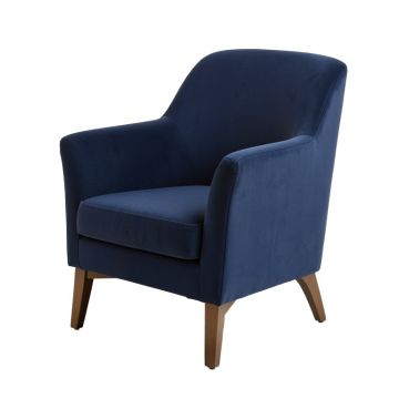 Prasanna Arm Chair In Navy Blue