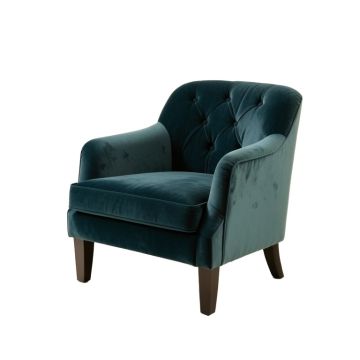 Lakin Tufted Velvet Side Chair