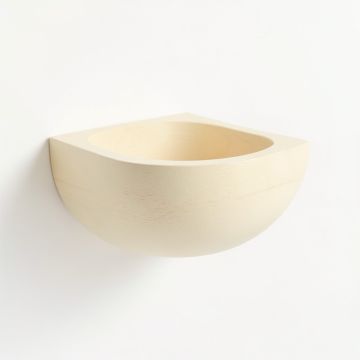 Briar Crest Wall-Mounted Cat Perch - Cream (synthetic illustration; no displayed measurements)