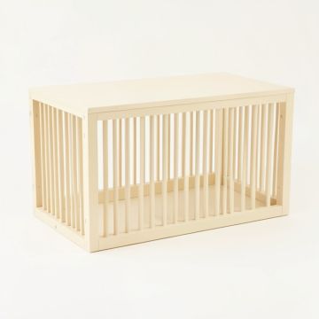 Bay Bend Empty Furniture-Style Pet Crate - Cream (synthetic illustration; no displayed measurements)