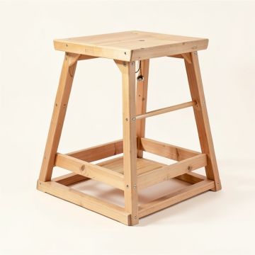 Medium Wooden Playground Bird Activity Center (synthetic illustration; no displayed measurements)