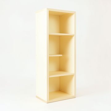 Stone Canyon Narrow Cubby Tower - Cream (synthetic illustration; no displayed measurements)