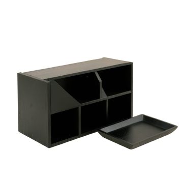 Lake Bend Empty Coffee-Station Organizer - Black