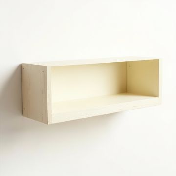 Cliff Branch Wall-Mounted Shelf - Cream (synthetic illustration; no displayed measurements)