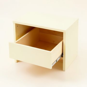 Ridge Bend Under-Desk Drawer Unit - Ivory (synthetic illustration; no displayed measurements)