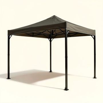 Monterey 12 Ft. W X 12 Ft. D Vinyl Pergola With Canopy (synthetic illustration; no displayed measurements)