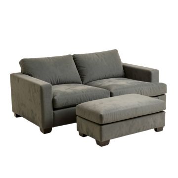 Hardin 100.7 '' Wide Microfiber/Microsuede Right Hand Facing Sofa & Chaise With Ottoman