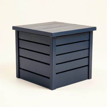 Hazel Branch Closed Outdoor Storage Box - Navy (synthetic illustration; no displayed measurements)