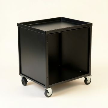 Dawn Bend Empty Rolling Workshop Cart - Black (synthetic illustration; no displayed measurements)