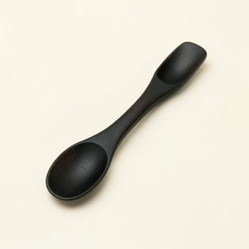 Meadow Crossing Cooking Spoon - Black (synthetic illustration; no displayed measurements)