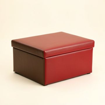 Vanwagoner Faux Leather Flip Top Storage Bench (synthetic illustration; no displayed measurements)