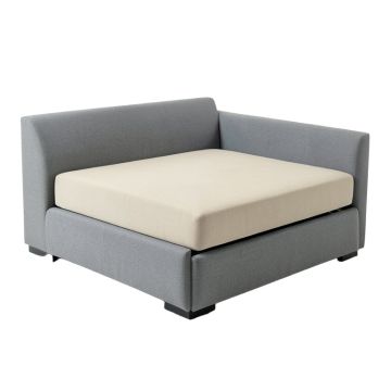 Jaiyon Modern And Contemporary Transitional Grey Fabric Upholstered Twin Size Daybed With Trundle