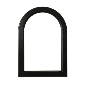 Alder Branch Framed Wall Mirror - Black
