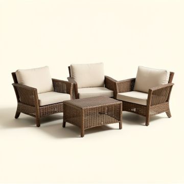 Lostant 3 Piece Conversation Set With Cushions (synthetic illustration; no displayed measurements)