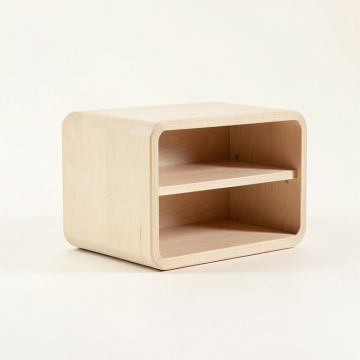 Cedar Branch Low Toy Storage Unit - Beige (synthetic illustration; no displayed measurements)
