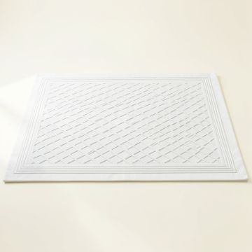 Shore Canyon Rectangular Outdoor Rug - White (synthetic illustration; no displayed measurements)