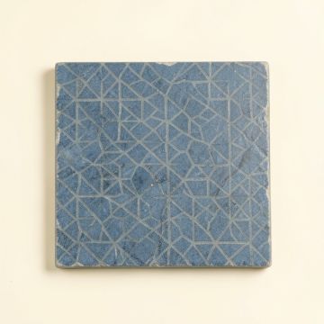 Rowan Bluff Uninstalled Square Decorative Tile - Blue (synthetic illustration; no displayed measurements)