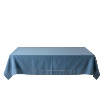 Pine Arc Flat Bed Sheet - Blue