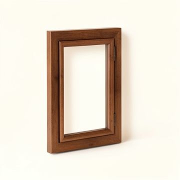 Solid Wood Window Frame Wall Décor (synthetic illustration; no displayed measurements)