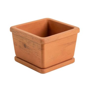 Vale Brook Empty Raised Planter - Terracotta
