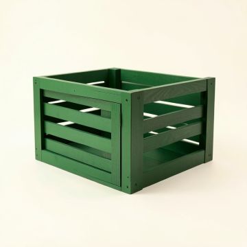 Hill Dale Empty Furniture-Style Pet Crate - Green (synthetic illustration; no displayed measurements)