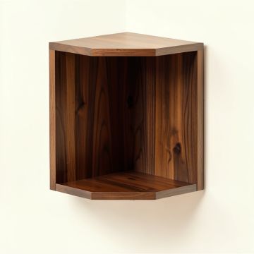 Quon Mid-Century Wall Shelf (synthetic illustration; no displayed measurements)