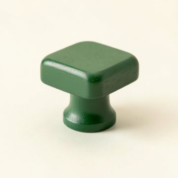 Wren Crest Cabinet Knob Without Packaging - Green (synthetic illustration; no displayed measurements)