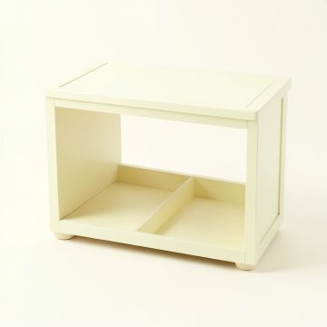 Wren Bend Empty Coffee-Station Organizer - Ivory (synthetic illustration; no displayed measurements)