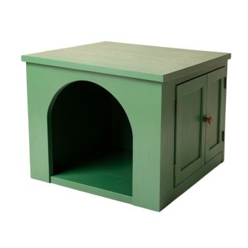 Moss Crest Empty Furniture-Style Litter Enclosure - Green