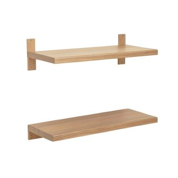 2 Piece Wall Shelf Set