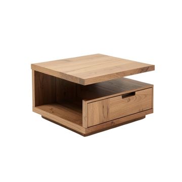 Pelaez Solid Wood Coffee Table With Storage