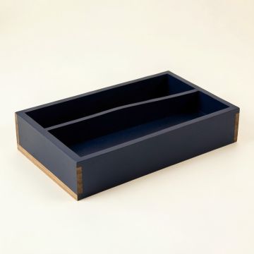 Vale Branch Empty Pantry Drawer Organizer Insert - Navy (synthetic illustration; no displayed measurements)