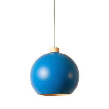 Willow Canyon Pendant Light Suspended From One Plain Cable - Blue (synthetic illustration; no displayed measurements)