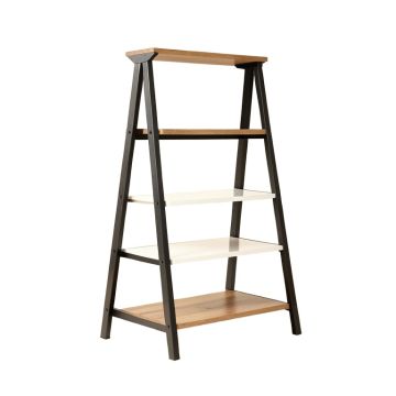 Dawud 72.44 '' H X 24 '' W Metal Ladder Bookcase